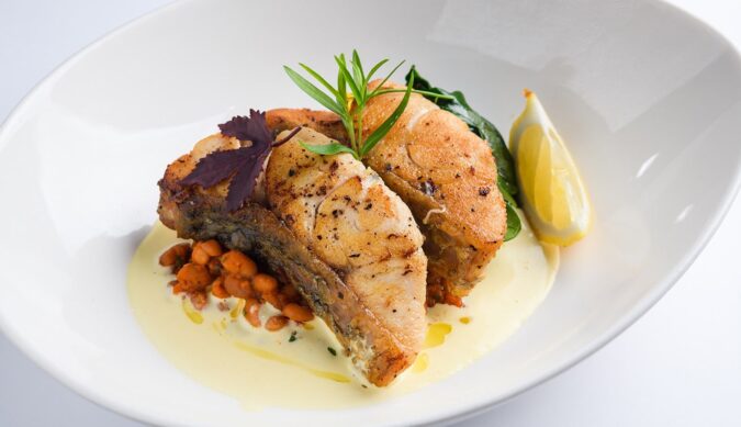 ifish-hk-pan-seared_barramundi_fillet_with_tomato_cannellini_bean_ragout_and_wilt…-min