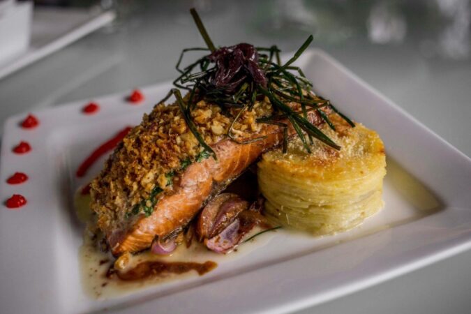 Ifish-Baked herb-crusted salmon recipe Ifish-Baked herb-crusted salmon recipe