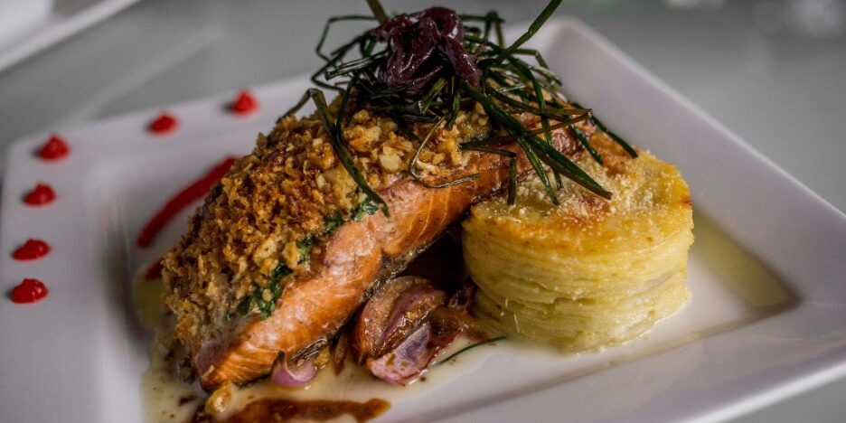 Ifish-Baked herb-crusted salmon recipe Ifish-Baked herb-crusted salmon recipe